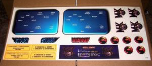  Mortal Kombat 3 Control Panel Player Decals, Arcade Art Work
